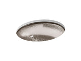 KOHLER K-2741 Whist 19" oval undermount bathroom sink, no overflow