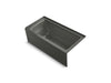 KOHLER K-1947-XGHRA Archer 60" x 30" alcove Heated BubbleMassage air bath and whirlpool, right drain