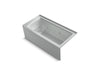 KOHLER K-1947-XGHRA Archer 60" x 30" alcove Heated BubbleMassage air bath and whirlpool, right drain