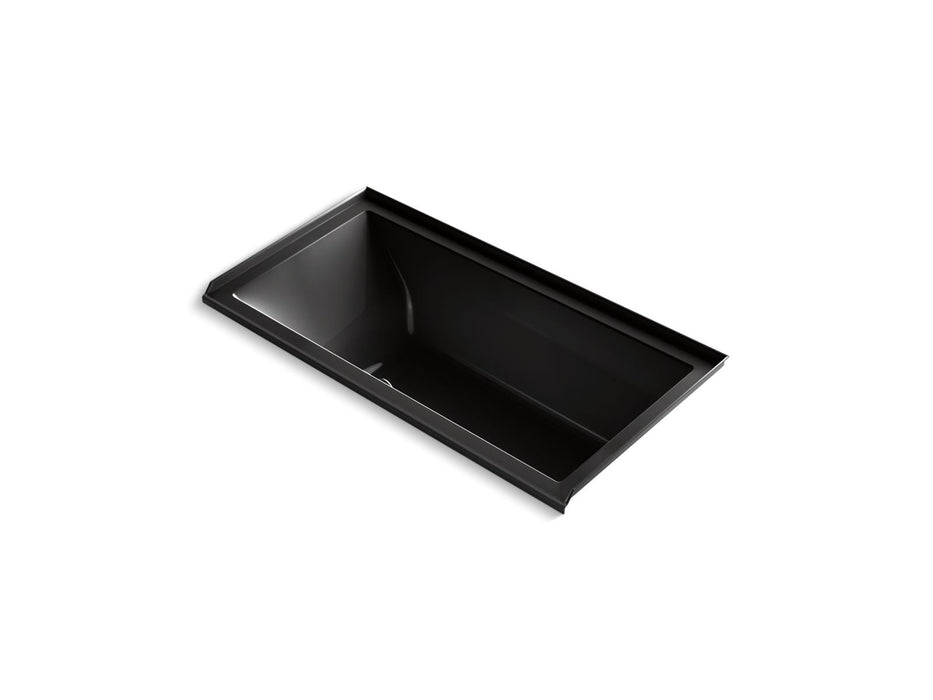 KOHLER K-1167-GHRW Underscore 60" x 30" alcove Heated BubbleMassage air bath with Bask, right drain