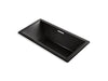 KOHLER K-1835-GHW Underscore 72" x 36" drop-in Heated BubbleMassage air bath with Bask heated surface
