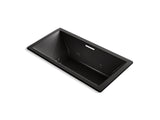 KOHLER K-1835-XHGH Underscore 72" x 36" drop-in Heated BubbleMassage air bath with whirlpool