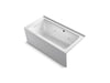 KOHLER K-1947-LAW Archer 60" x 30" alcove whirlpool bath with Bask heated surface, left drain
