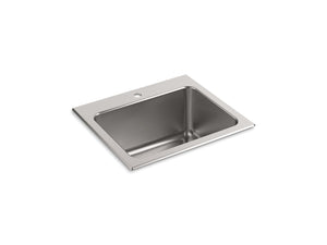 KOHLER K-5798-1 Ballad 25" top-mount single-bowl utility sink