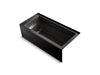 KOHLER K-1949-GHRAW Archer 66" x 32" alcove Heated BubbleMassage air bath with Bask heated surface, right drain
