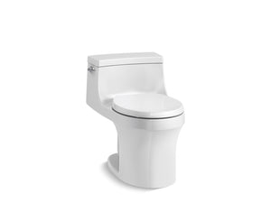 KOHLER K-4007 San Souci One-piece round-front toilet, 1.28 gpf