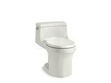 KOHLER K-4007 San Souci One-piece round-front toilet, 1.28 gpf