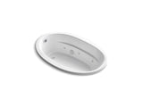 KOHLER K-6347-H Sunward 66" x 42" drop-in heated whirlpool bath