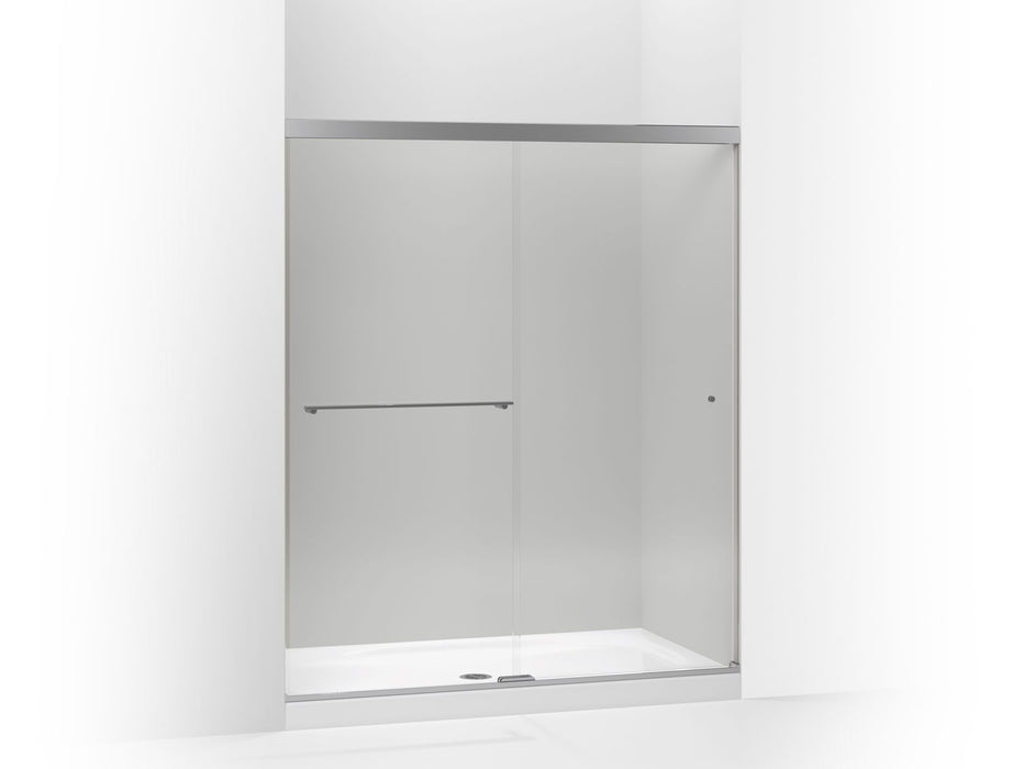 KOHLER K-707201-L Revel Sliding shower door, 70" H x 56-5/8 - 59-5/8" W, with 5/16" thick Crystal Clear glass