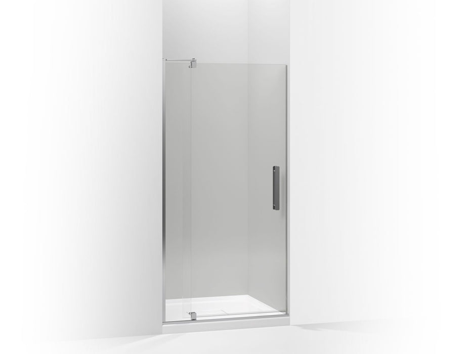 KOHLER K-707531-L Revel Pivot shower door, 70" H x 35-1/8 - 40" W, with 5/16" thick Crystal Clear glass