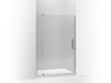 KOHLER K-707556-L Revel Pivot shower door, 74" H x 43-1/8 - 48" W, with 5/16" thick Crystal Clear glass