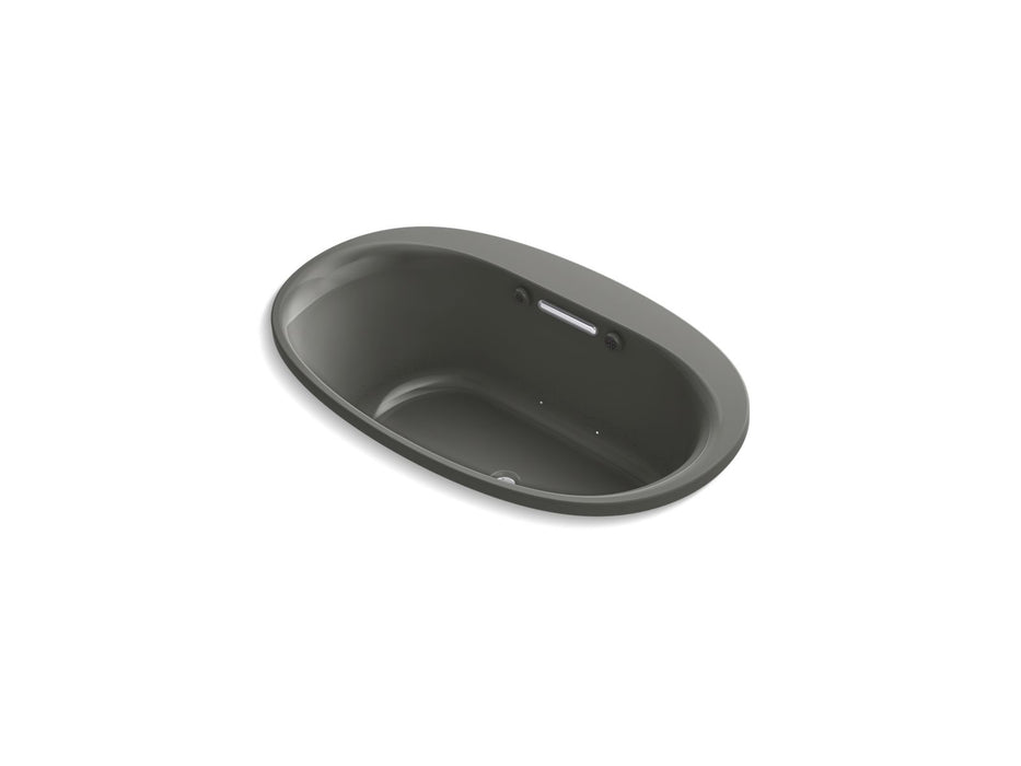 KOHLER K-5714-GHW Underscore 59-3/4" x 35-3/4" drop-in Heated BubbleMassage air bath with Bask heated surface
