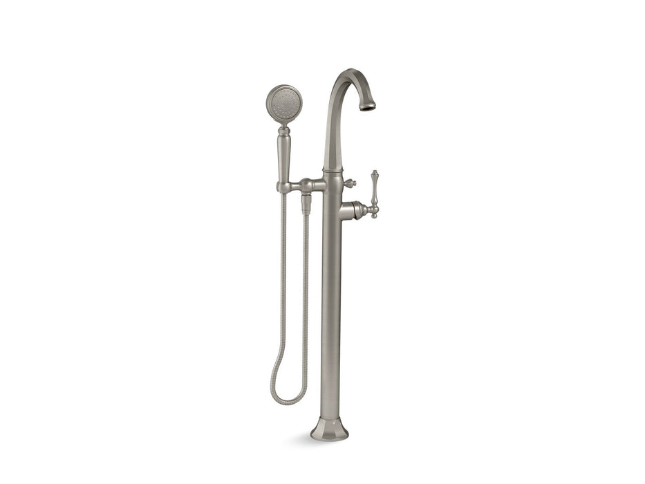 KOHLER K-T97332-4 Kelston Floor-mount bath filler trim with handshower