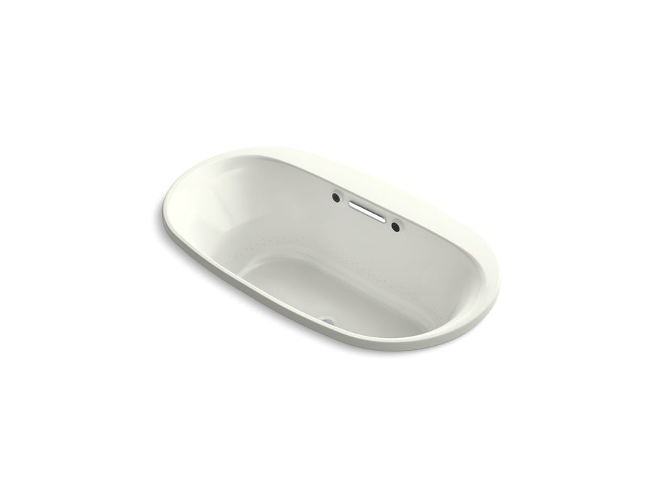 KOHLER K-5716-GHW Underscore 66" x 36" drop-in Heated BubbleMassage air bath with Bask heated surface