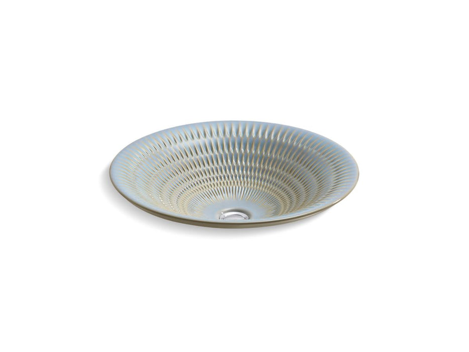 KOHLER K-17890-RL Derring Carillon 17-3/4" round drop-in bathroom sink, no overflow