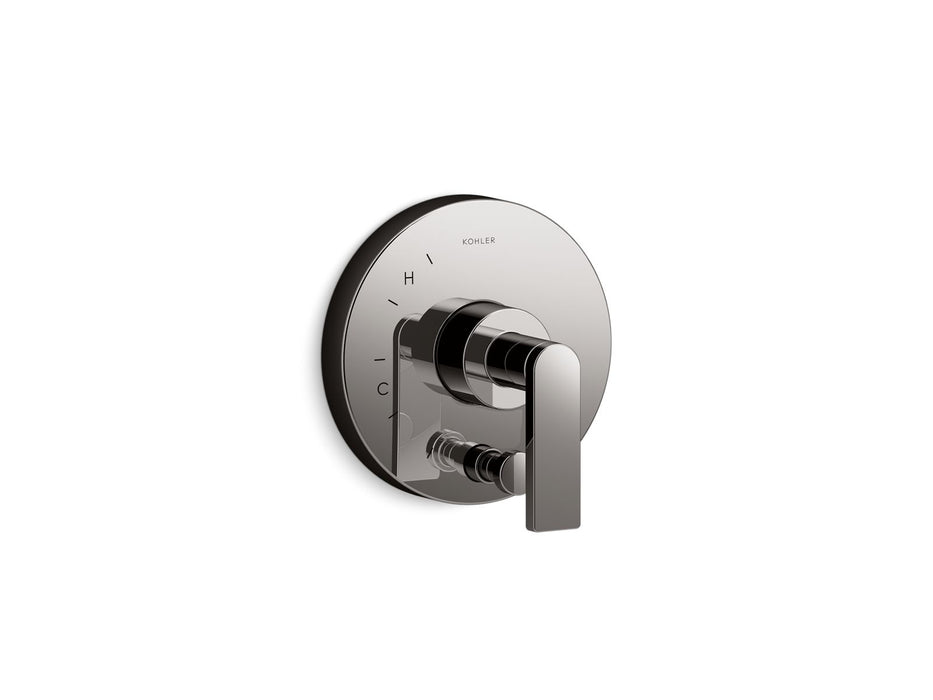 KOHLER Composed Rite-Temp valve trim with push-button diverter and lever handle