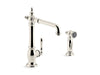 KOHLER K-99265 Artifacts Single-handle kitchen sink faucet with side sprayer