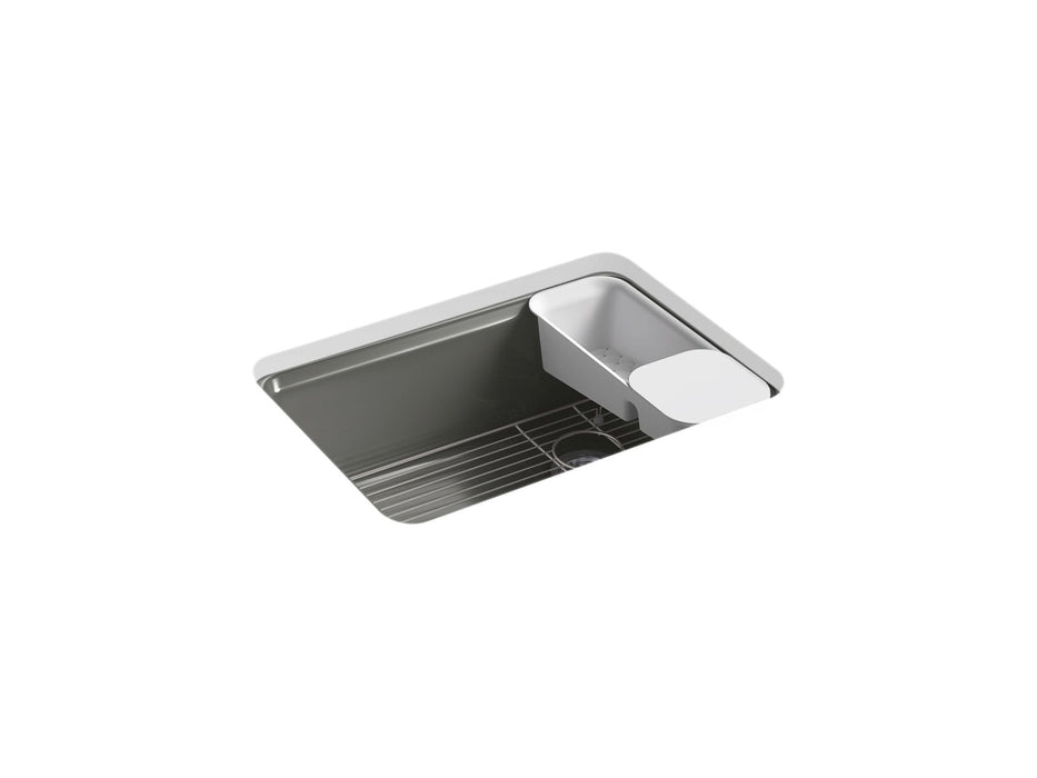 KOHLER K-8668-5UA2 Riverby 27" undermount single-bowl workstation kitchen sink