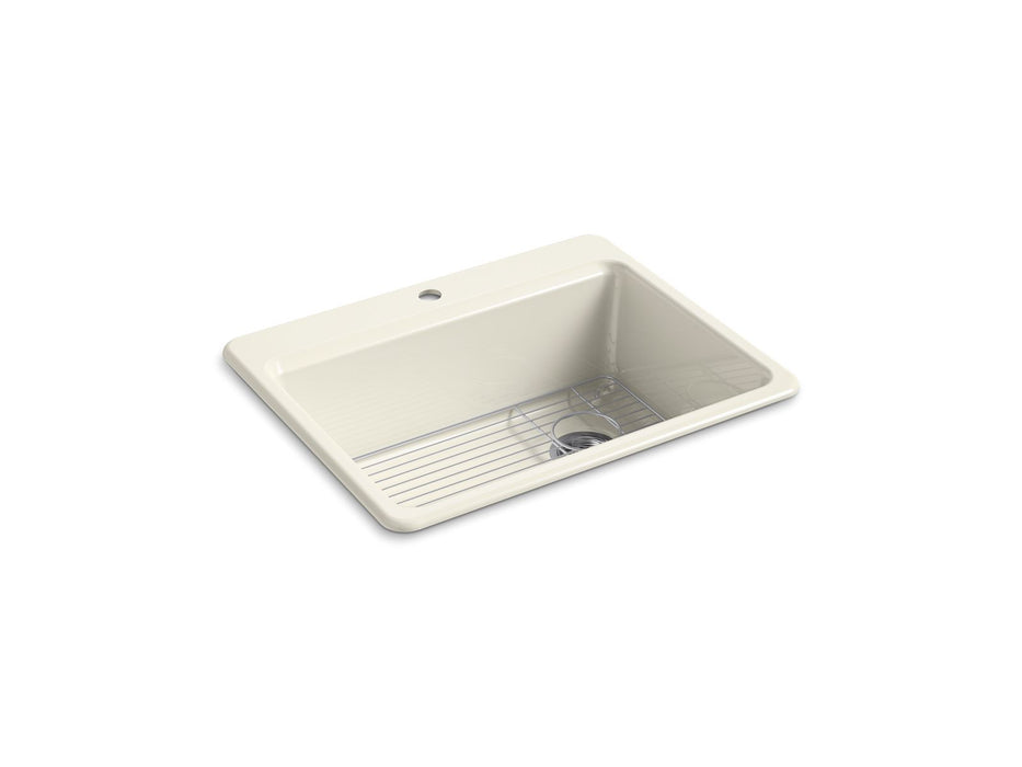KOHLER K-8668-1A1 Riverby 27" top-mount single-bowl kitchen sink