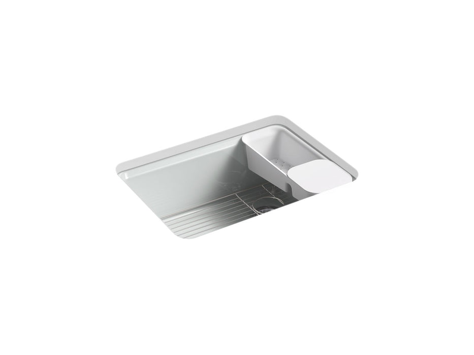 KOHLER K-8668-5UA2 Riverby 27" undermount single-bowl workstation kitchen sink
