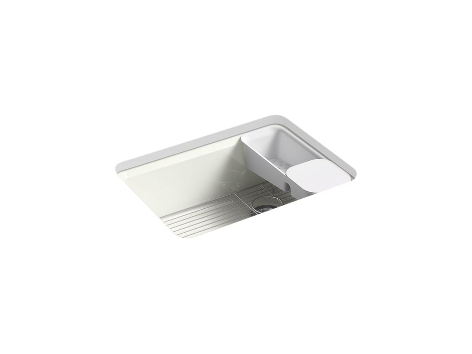 KOHLER K-8668-5UA2 Riverby 27" undermount single-bowl workstation kitchen sink