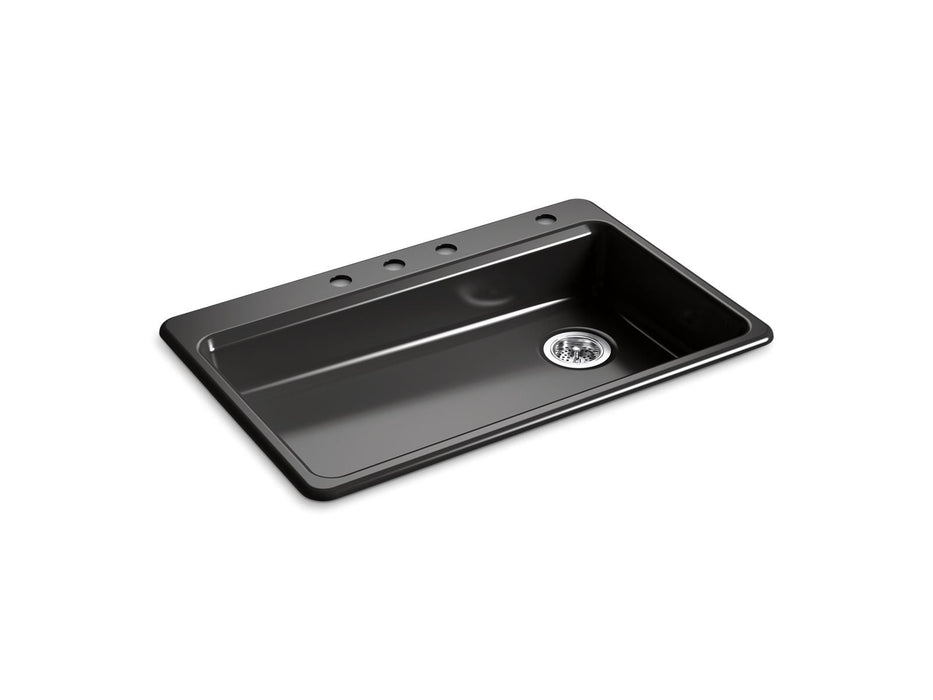 KOHLER Riverby 33" top-mount single-bowl kitchen sink