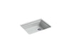 KOHLER K-5479-5U Riverby 25" undermount single-bowl kitchen sink