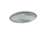 KOHLER K-2741 Whist 19" oval undermount bathroom sink, no overflow