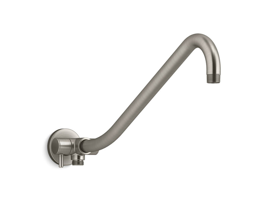 KOHLER Gooseneck Rainhead arm with 2-way diverter