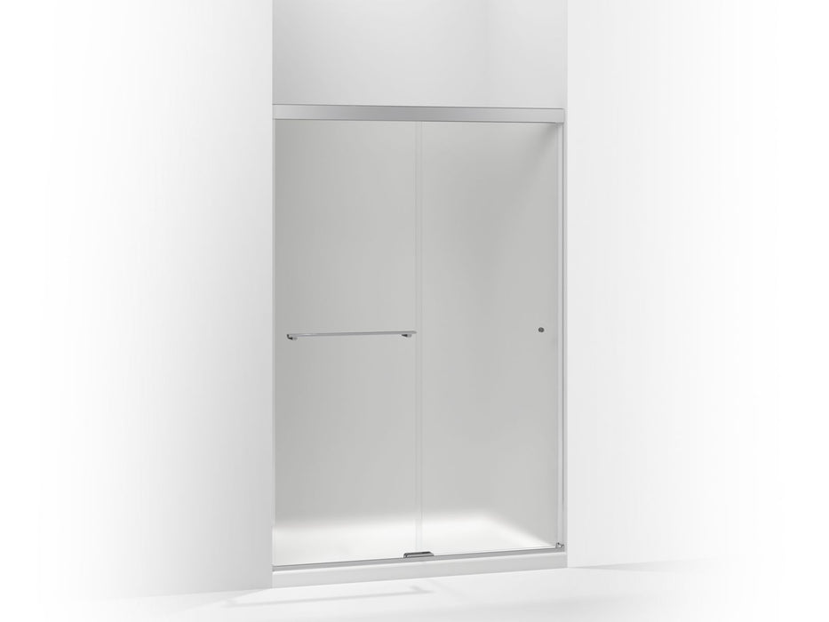 KOHLER K-707101-D3 Revel Sliding shower door, 70" H x 44-5/8 - 47-5/8" W, with 5/16" thick Frosted glass