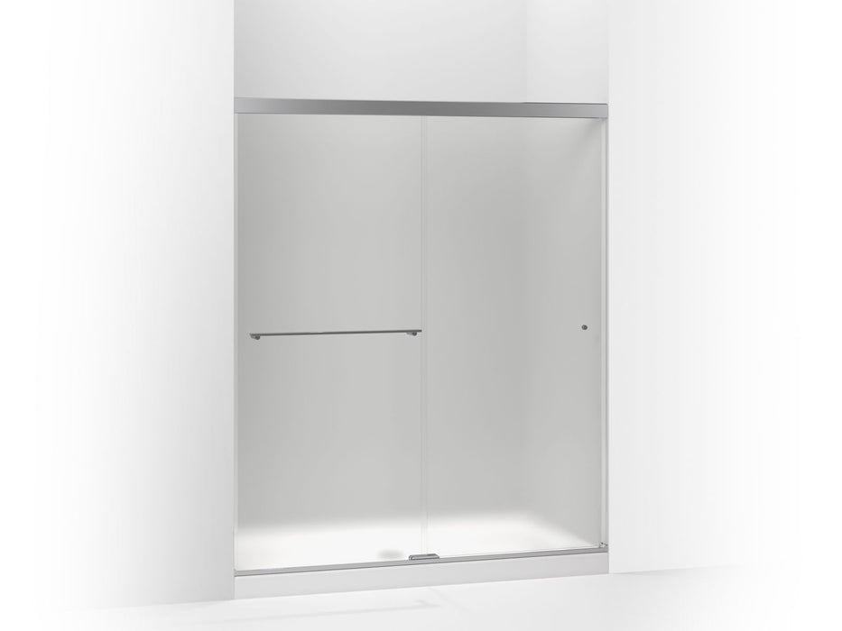 KOHLER K-707201-D3 Revel Sliding shower door, 70" H x 56-5/8 - 59-5/8" W, with 5/16" thick Frosted glass