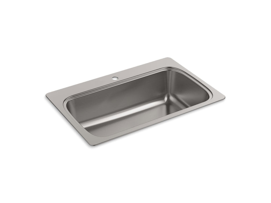 KOHLER K-20060-1 Verse 33" top-mount single-bowl kitchen sink
