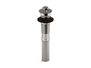 KOHLER K-7127 Bathroom sink drain with non-removable metal stopper and without overflow