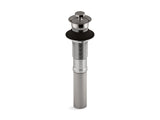 KOHLER K-7127 Bathroom sink drain with non-removable metal stopper and without overflow