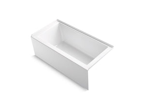 KOHLER K-1956-RA Underscore 60" x 30" alcove bath right drain