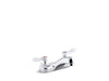 KOHLER K-400T20-4AKA Triton 1.0 gpm centerset bathroom sink faucet with aerated flow and lever handles, drain not included