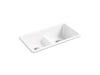 KOHLER K-5312 Iron/Tones Smart Divide 33" top-/undermount double-bowl kitchen sink