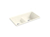 KOHLER K-5312 Iron/Tones Smart Divide 33" top-/undermount double-bowl kitchen sink