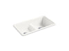 KOHLER K-5312 Iron/Tones Smart Divide 33" top-/undermount double-bowl kitchen sink