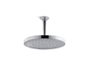 KOHLER Awaken 10" single-function rainhead, 2.5 gpm