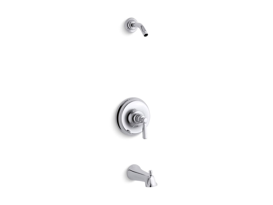 KOHLER K-TLS10582-4 Bancroft Rite-Temp bath and shower trim kit, without showerhead