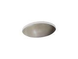 KOHLER K-77635 Shagreen Caxton 19-1/4" oval undermount bathroom sink, no overflow