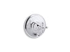 KOHLER K-T72768-3 Artifacts Rite-Temp valve trim with push-button diverter and cross handle