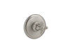 KOHLER K-T72769-3 Artifacts MasterShower temperature control valve trim with cross handle