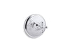 KOHLER K-T72769-3 Artifacts MasterShower temperature control valve trim with cross handle