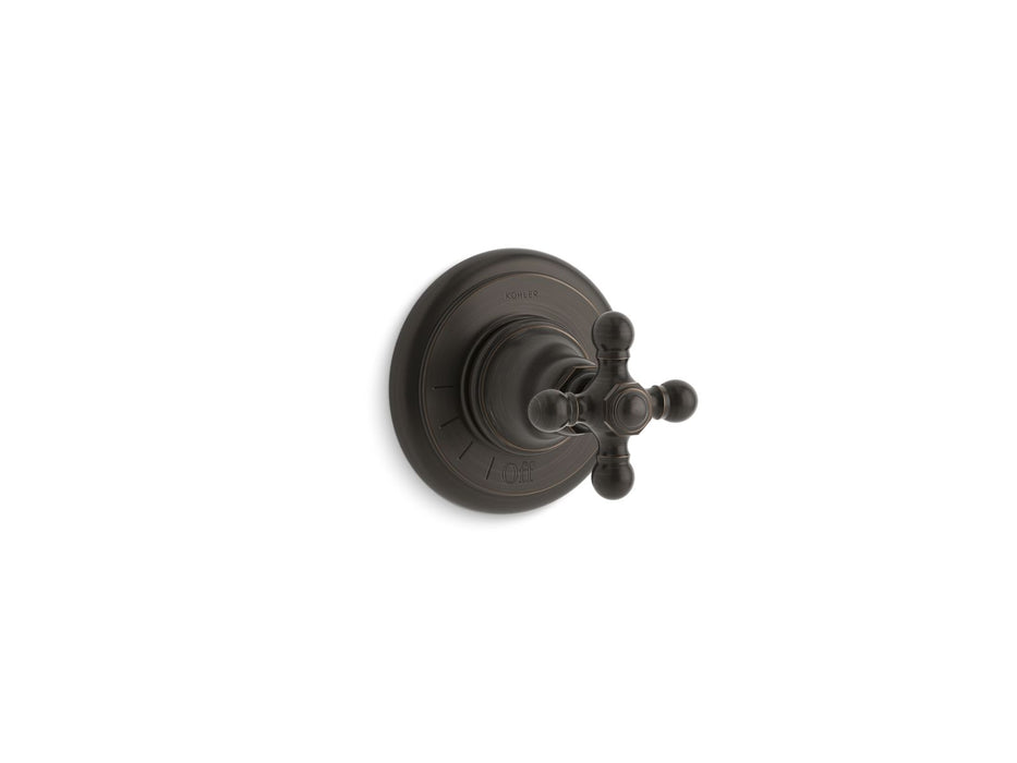 KOHLER K-T72771-3 Artifacts MasterShower volume control valve trim with cross handle