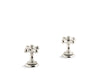 KOHLER K-T98071-3 Artifacts Deck-mount bath faucet handle trim with Cross design