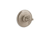 KOHLER K-T72769-3 Artifacts MasterShower temperature control valve trim with cross handle