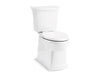 KOHLER K-33813-RA Corbelle Tall two-piece elongated toilet with skirted trapway, 1.28 gpf