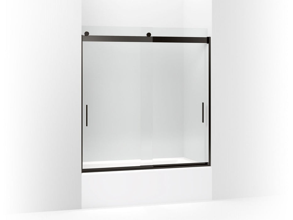 KOHLER K-706000-L Levity 62" H sliding bath door with 1/4"-thick glass